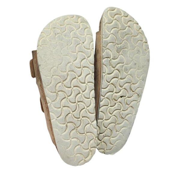 Birkenstock Arizona Big Buckle Narrow Slide Sandal Women Cognac Oiled Leather 39 - Picture 8 of 12